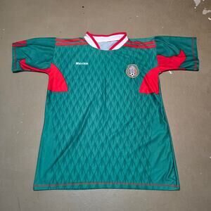 Unitalla‎ Vintage Mexico National Soccer Team Green Jersey Men's Size Large
